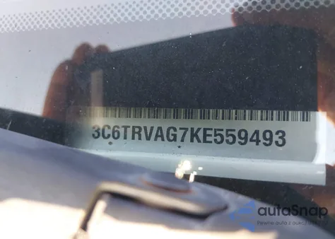 2019 Ram Promaster 1500 Low Roof 136 Wb из США, поврежденный, VIN 3C6TRVAG7KE559493